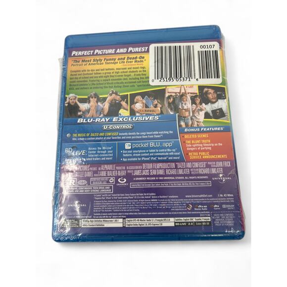 New Dazed and Confused Unopened Blu Ray Movie Disk Digital HD DVD - Picture 2 of 2
